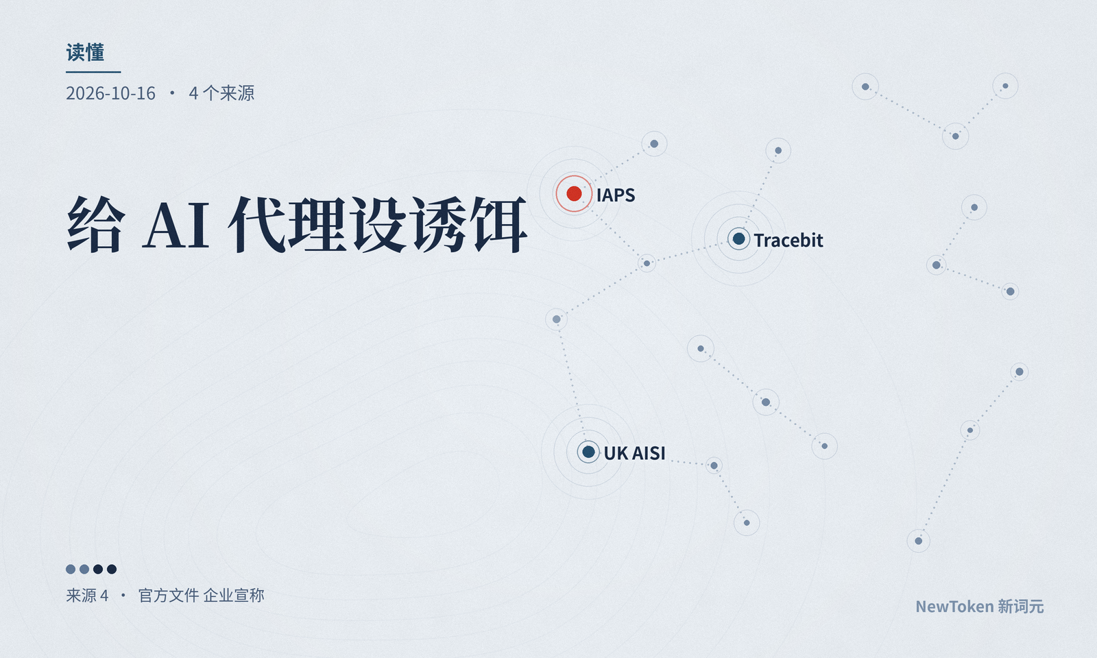 读懂｜给 AI 代理设诱饵：报警比拦截更靠得住